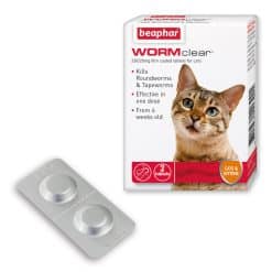 Beaphar Cat & Kitten Wormclear - 2 Tablets - Image