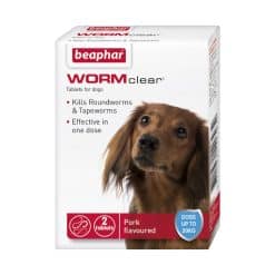 Beaphar Dog Wormclear - Dogs up to 20kg
