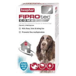 Medium Dog 10-20kg - Beaphnar Fiprotec Combo Spot On - 3 Pack