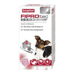 Small Dogs 2-10kg - Beaphnar Fiprotec Combo Spot On - 3 Pack