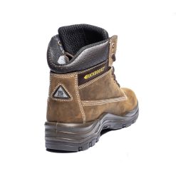 BuckBootz Lacerz Lace-up Safety Boots - DARK BROWN