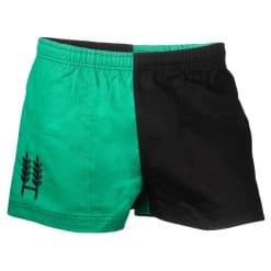 Hexby Harlequin Shorts With Zip Pockets - GREEN/ BLACK