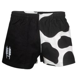 BLACK HOLSTEIN (ZIP POCKETS) Hexby Holstein Harlequin Shorts With Zips
