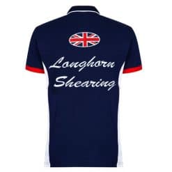 Longhorn Hereford Polo Shirt Navy - NAVY