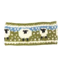 Sheep Sherpa Wool Lined Headband - Image
