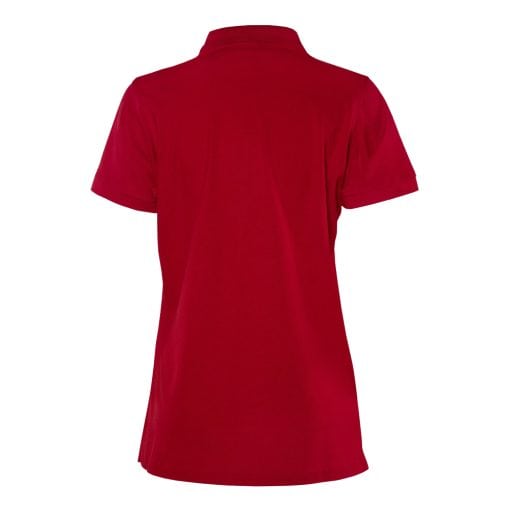 Red Fristads Womens Cotton Polo Shirt