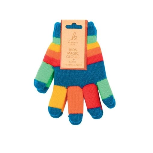 Blue Multi Childs double Layer Glove