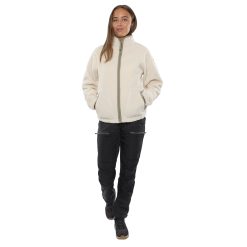 Fristads Womens Copper Pile Fleece Jacket - Off White