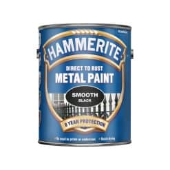 Hammerite Smooth Paint - Black