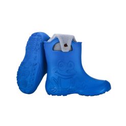 Leon Boots Froggy Warm Lined Childrens Wellies - Blue